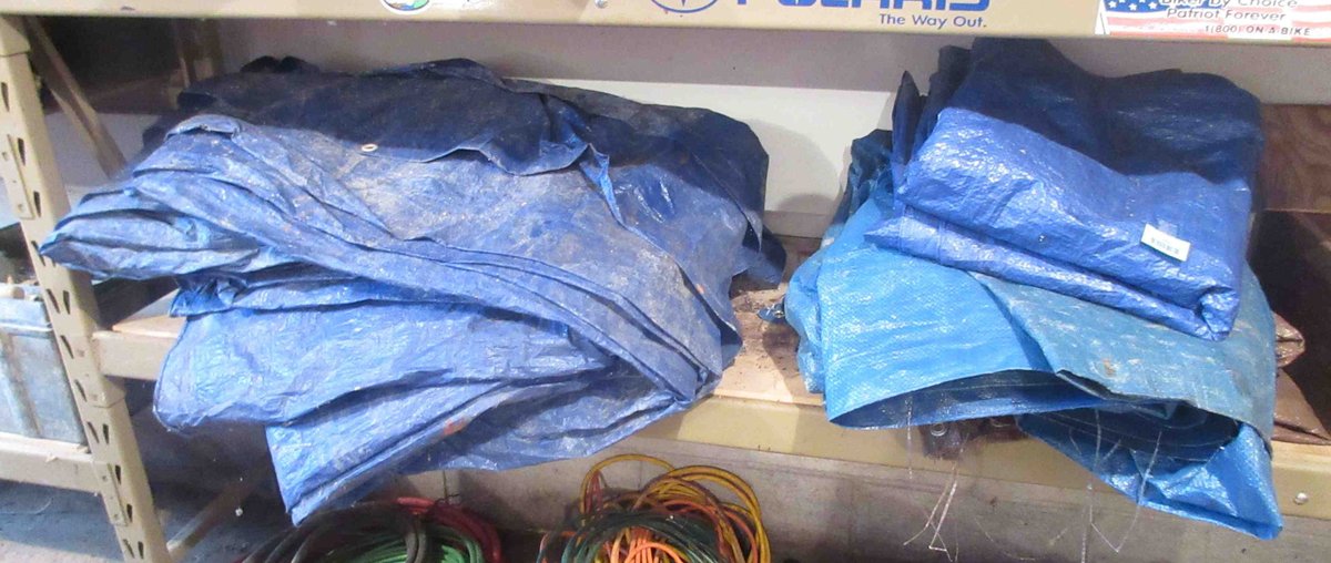 Group of tarps