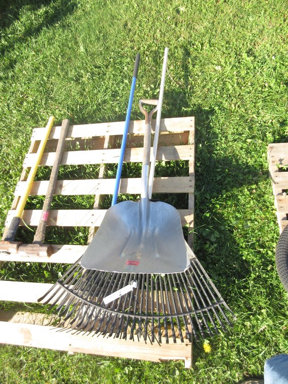 Group on pallet
