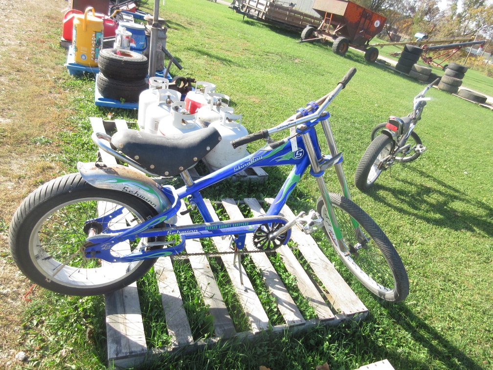 Schwinn Sting Ray blue single speed bike