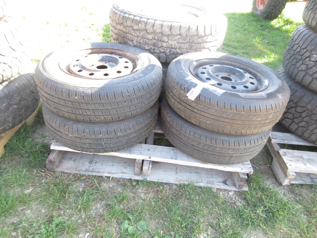 (4) Tires on rims-spares