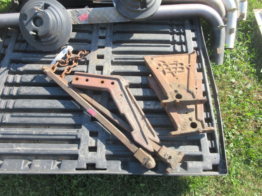 Group of tractor parts