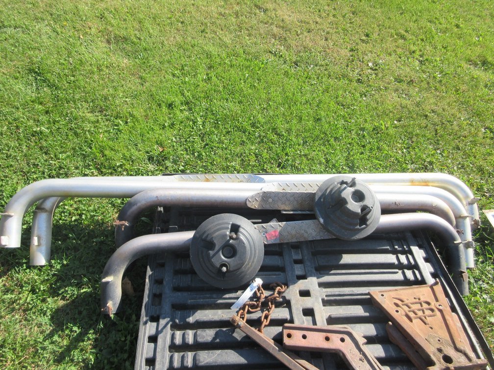 Group of truck parts