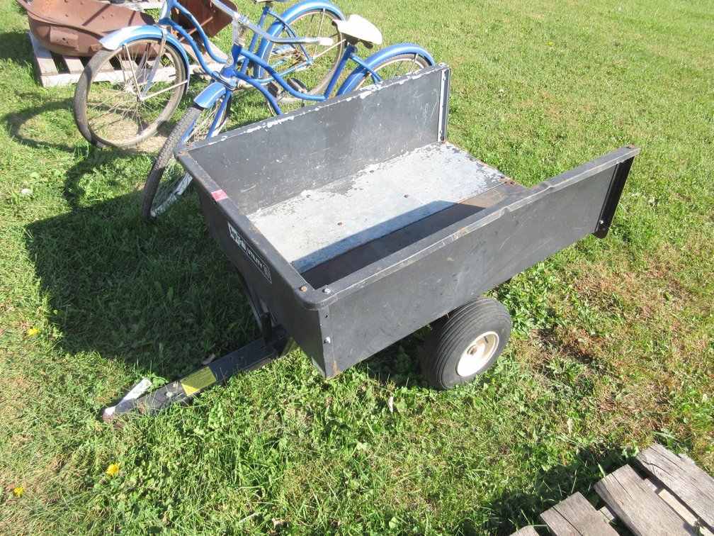 Agri-Fab metal utility 10 dump yard wagon