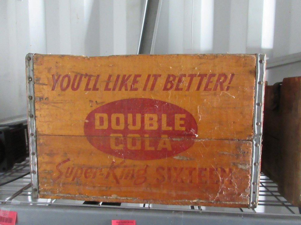 Double Cola Super King Sixteen wood crate