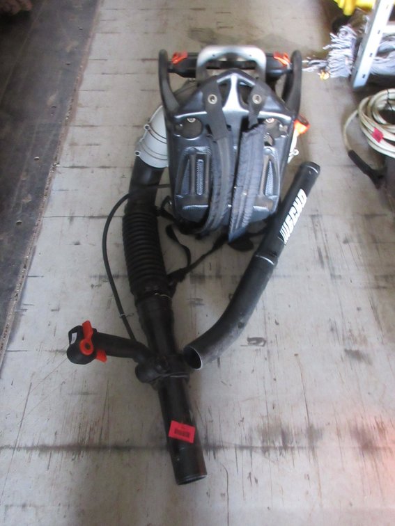 Gas powered back pack leaf blower