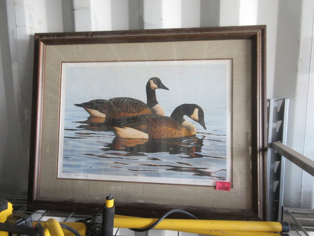 Artist Proof by Phil Scholer Canadian Geese, signed and numbered frame print