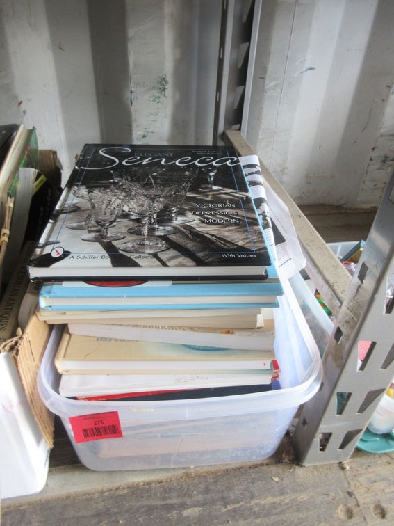 Box of information guide books