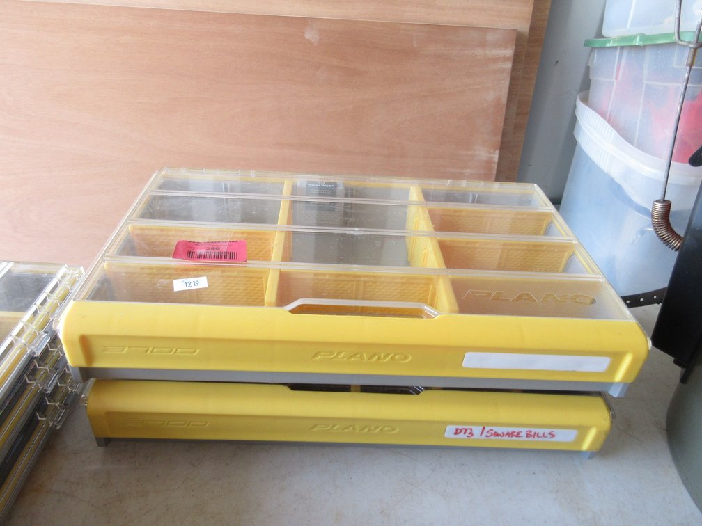 (2) Plano #3700 plastic organizers