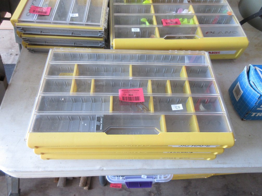 (3) Plano #3700 plastic organizers