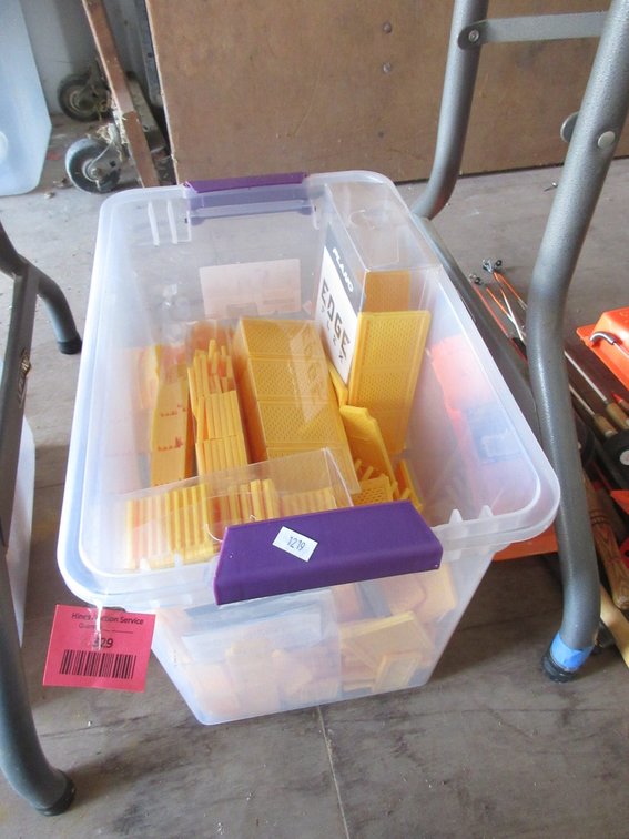 Tote with contents