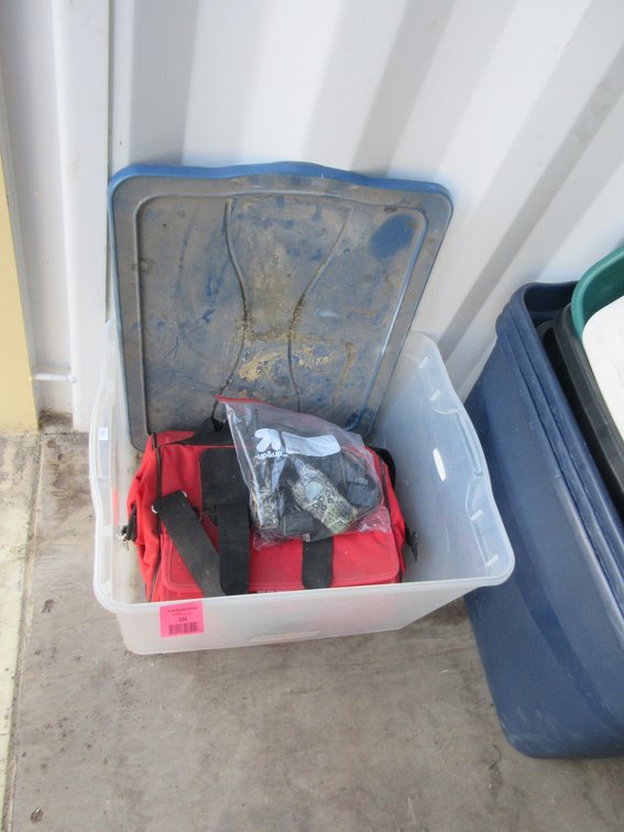 Tote with contents