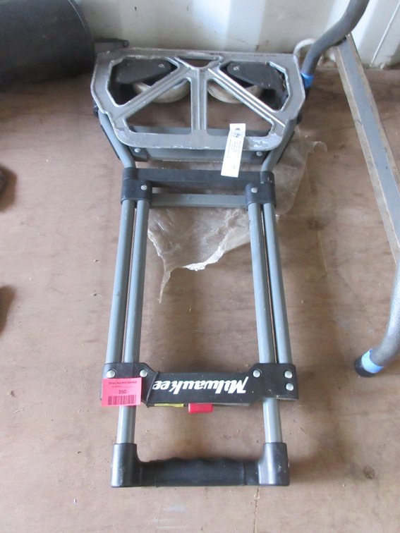 Milwaukee folding two wheel cart