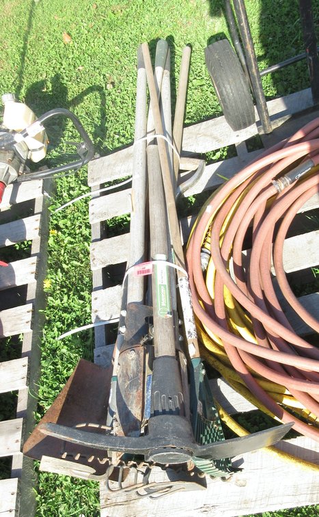 Group of yard tools