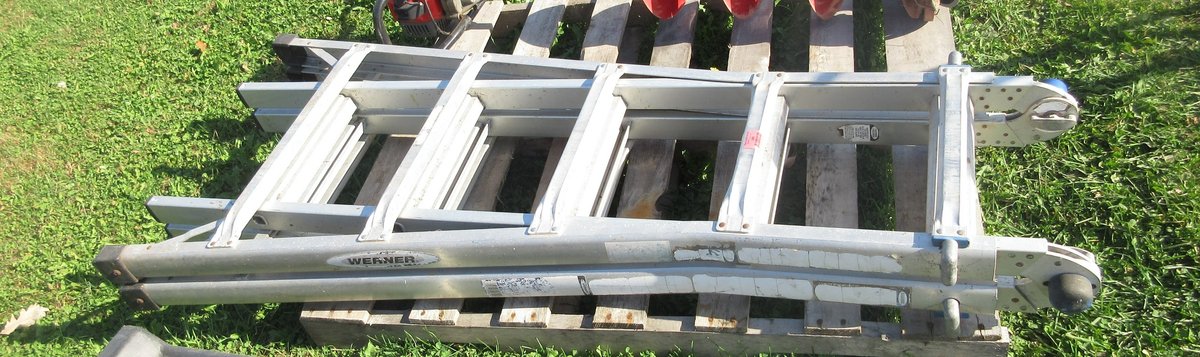 Werner folding ladder system