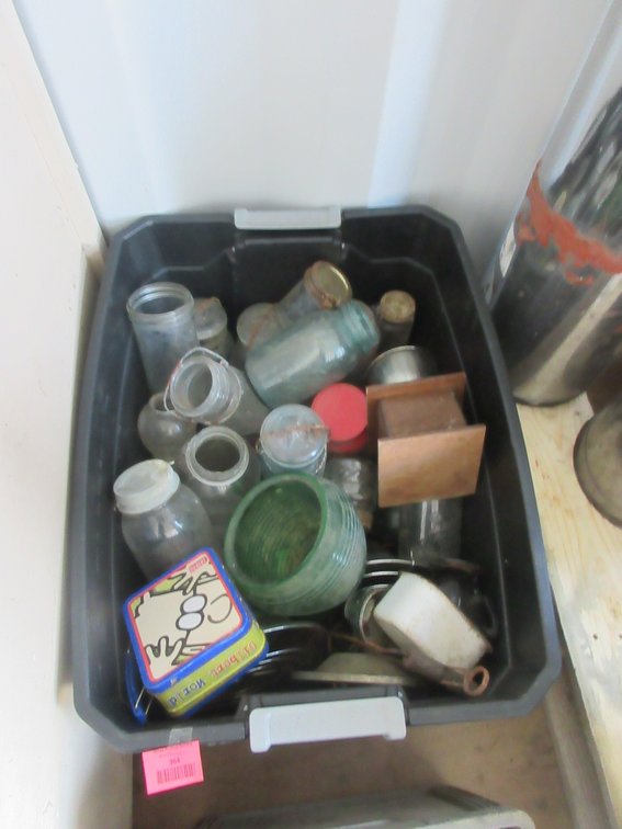 Tote with contents