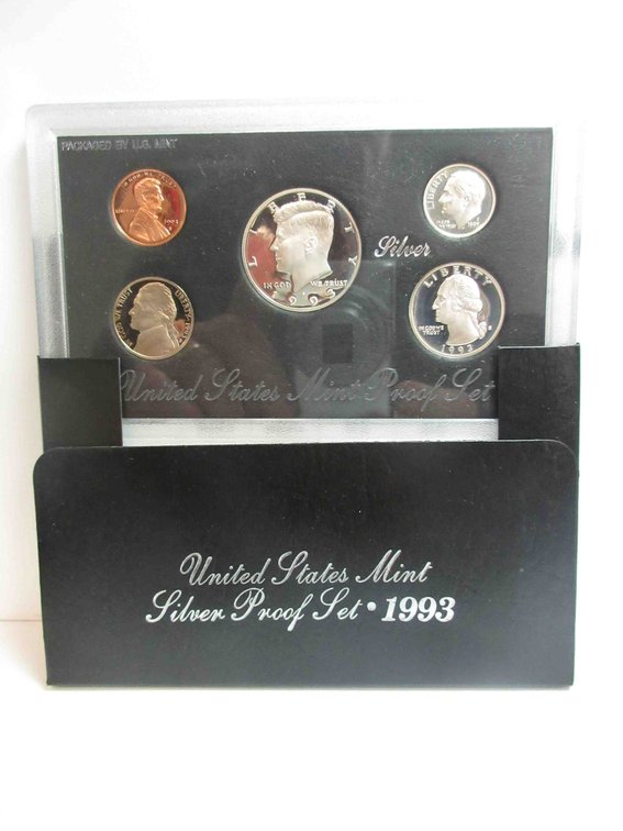 1993-S US Silver proof set