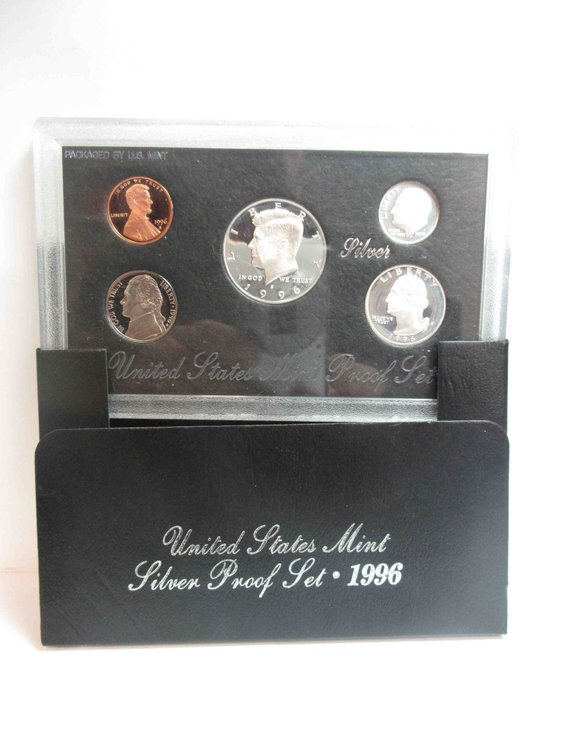 1996-S US Silver proof set