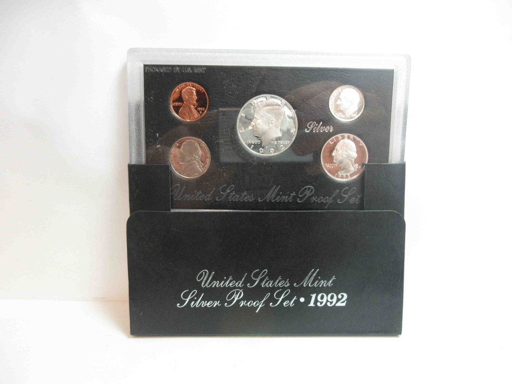 1992-S US Silver proof set