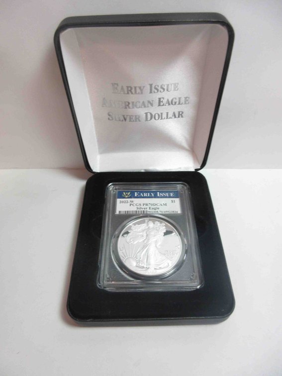 2022-W US Silver Eagle early issue