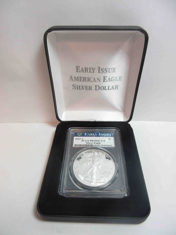 2022-S US Silver Eagle early issue