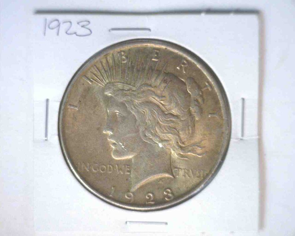 1923 Peace dollar