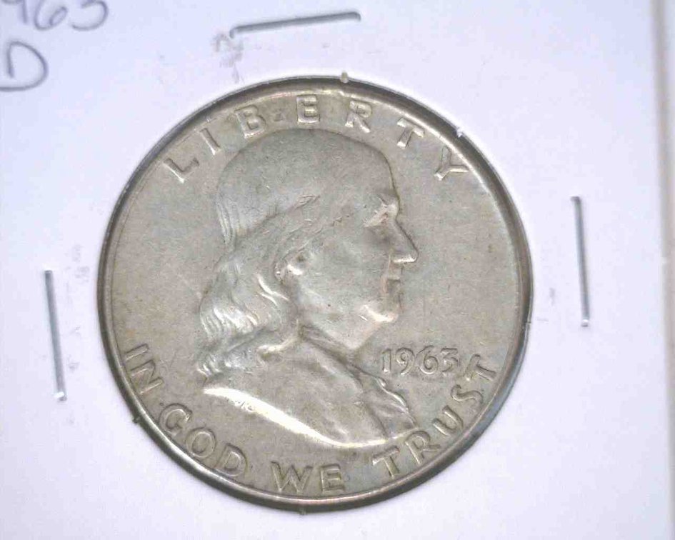 1963-D Franklin half dollar