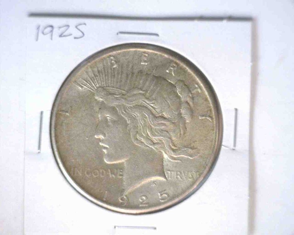 1925 Peace dollar