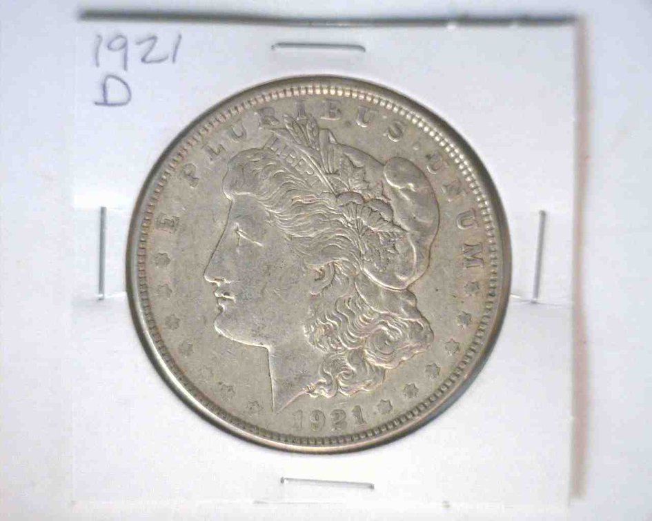 1921-D Morgan dollar
