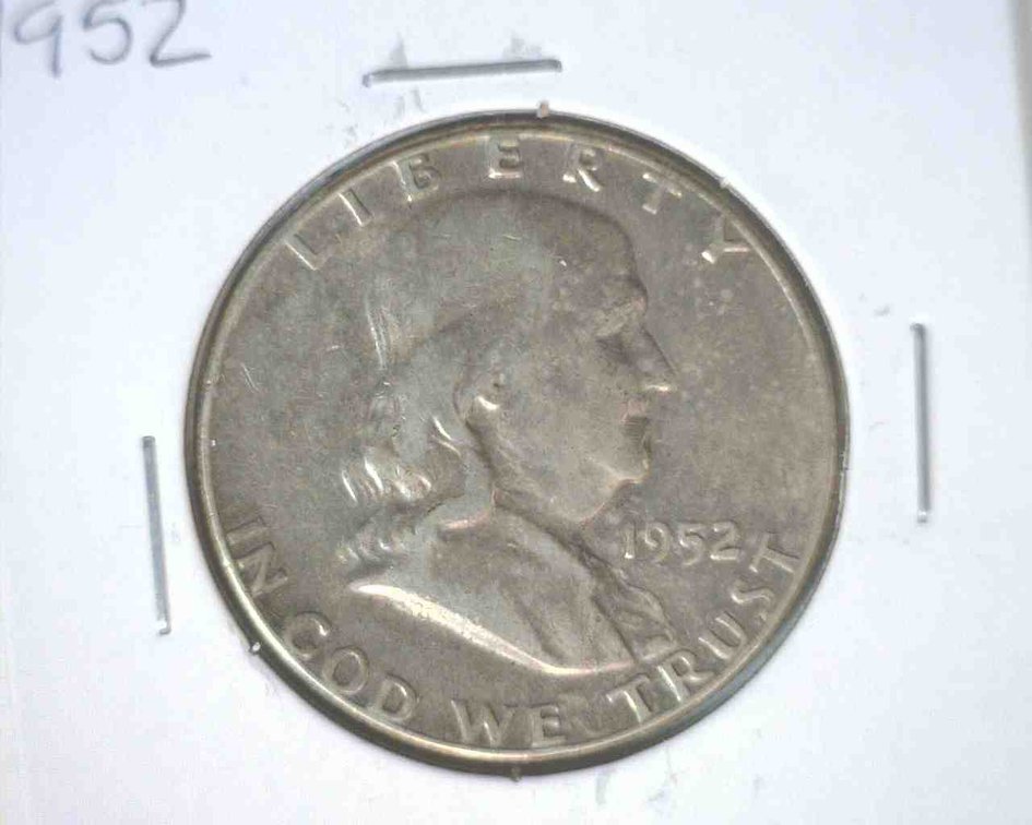 1952 Franklin half dollar