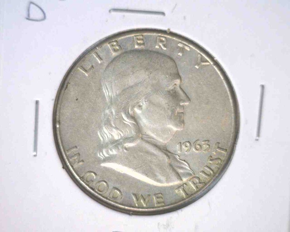 1963-D Franklin half dollar