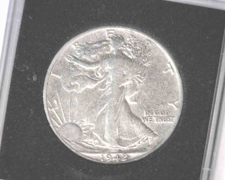 1942-D Walking Liberty half dollar