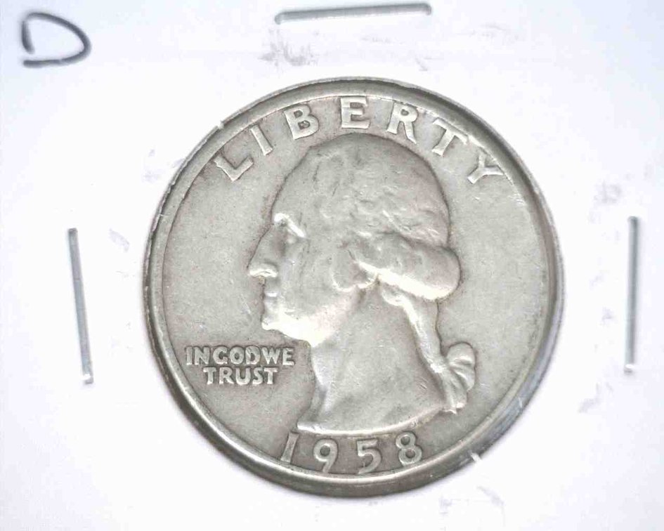 1958-D Washington quarter