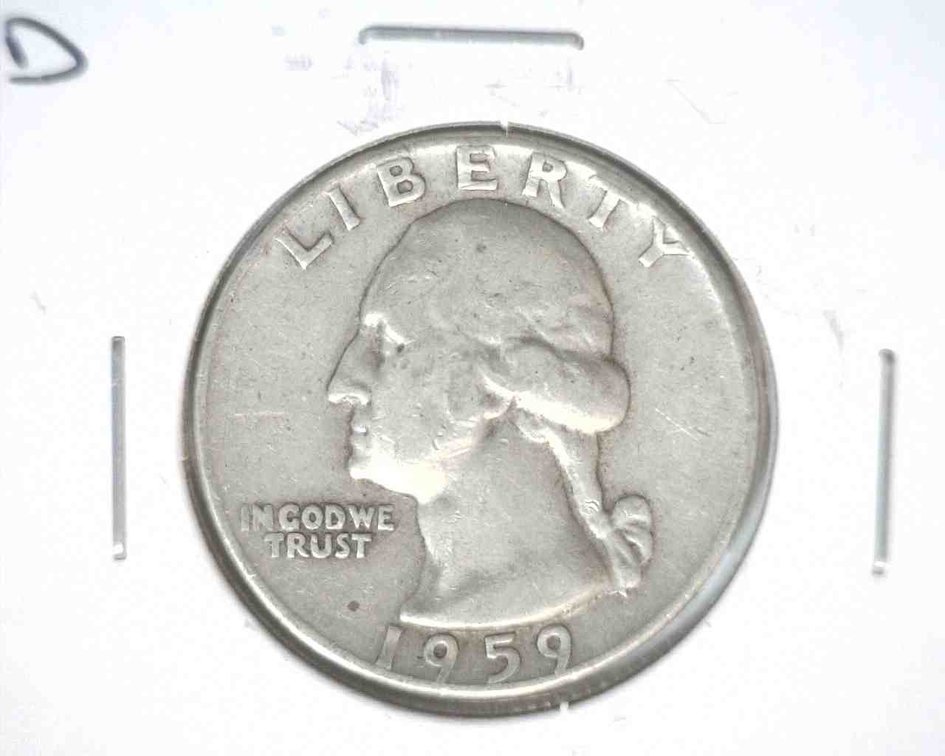 1959-D Washington quarter