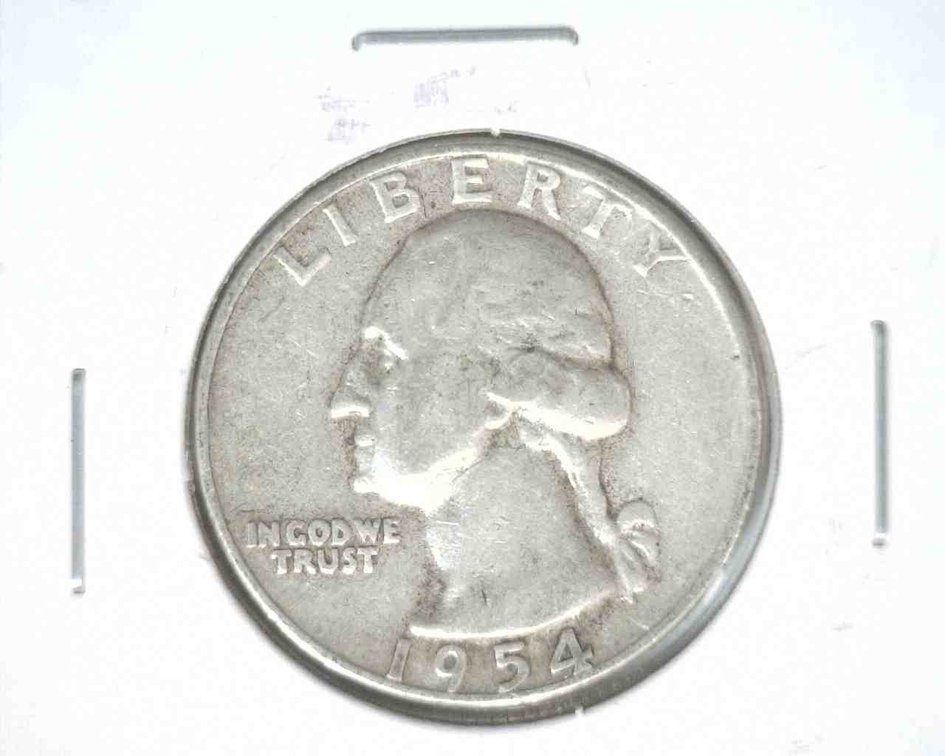 1954 Washington quarter