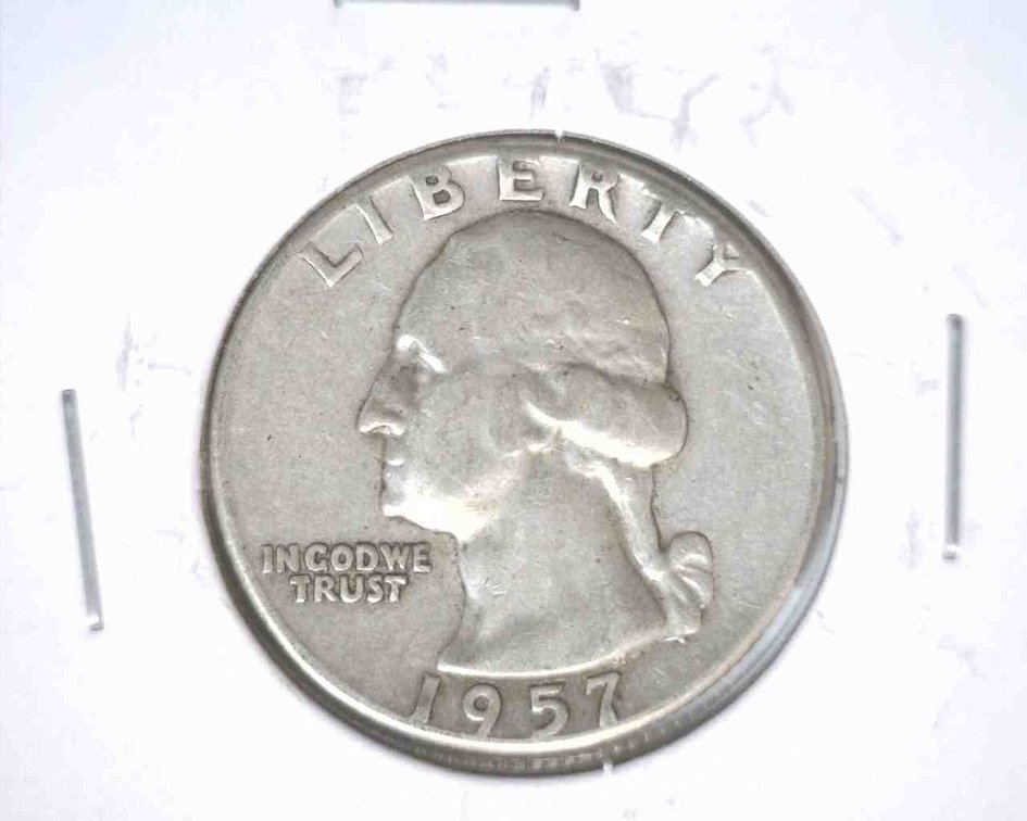 1957 Washington quarter