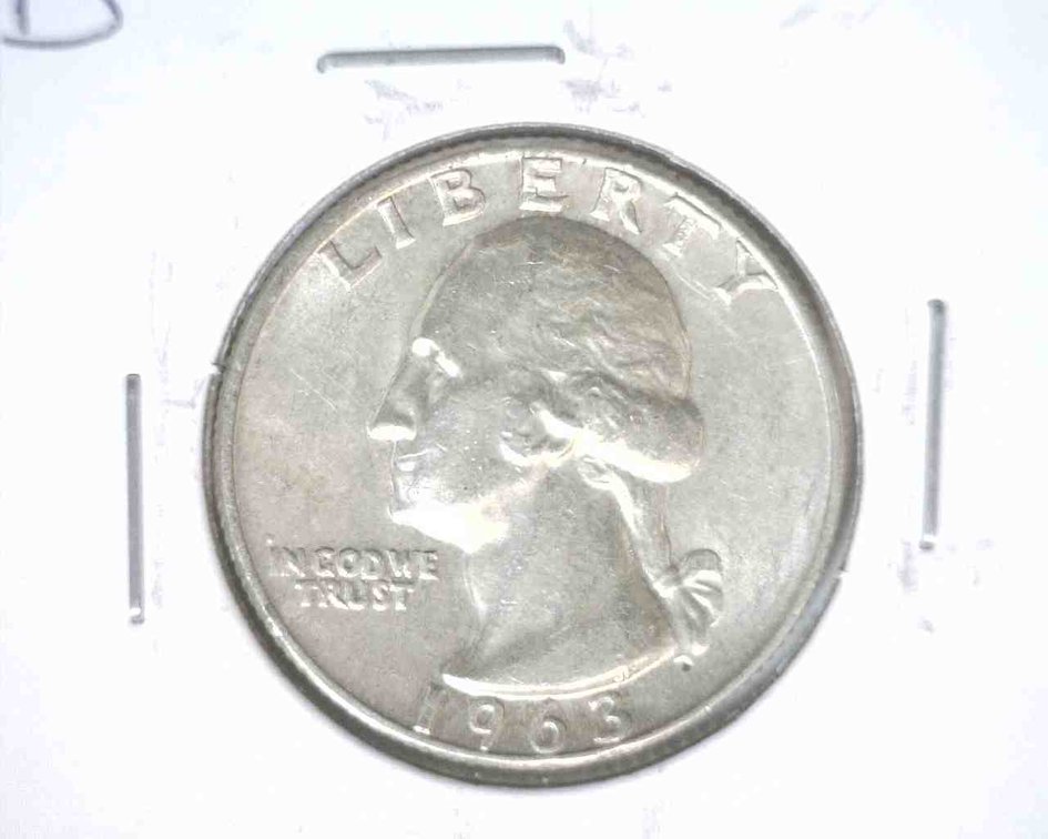 1963-D Washington quarter