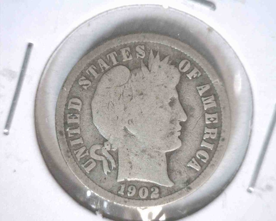 1902-O Barber dime