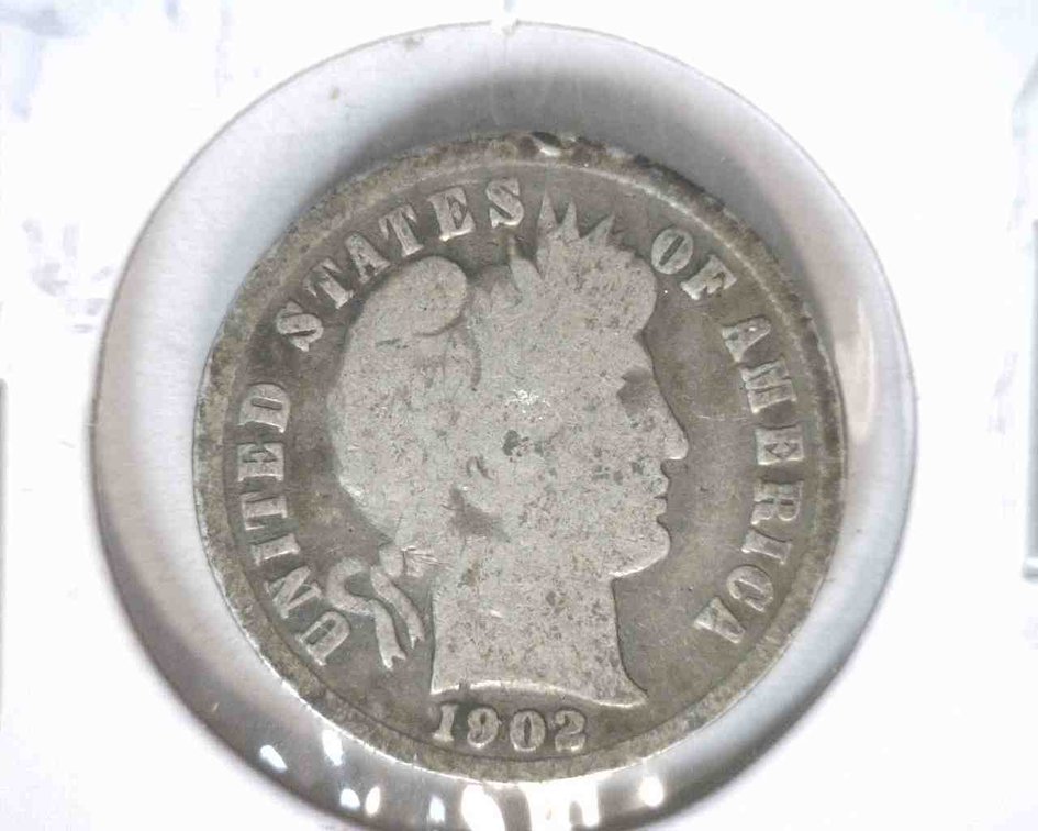 1902 Barber dime