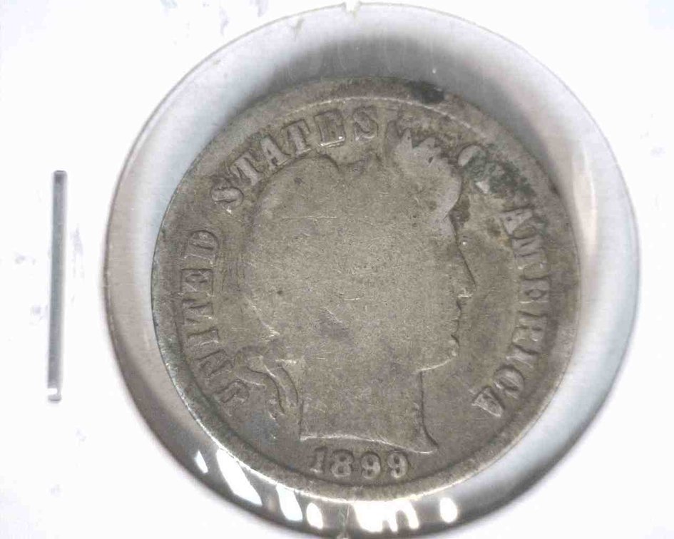 1899 Barber dime