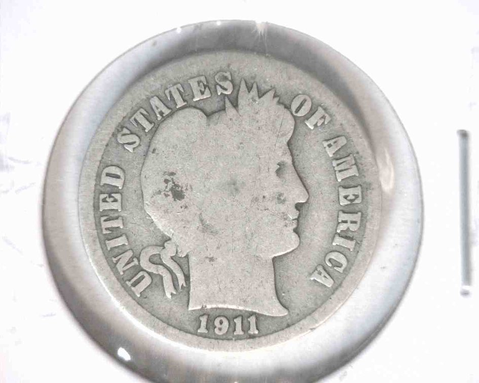 1911 Barber dime