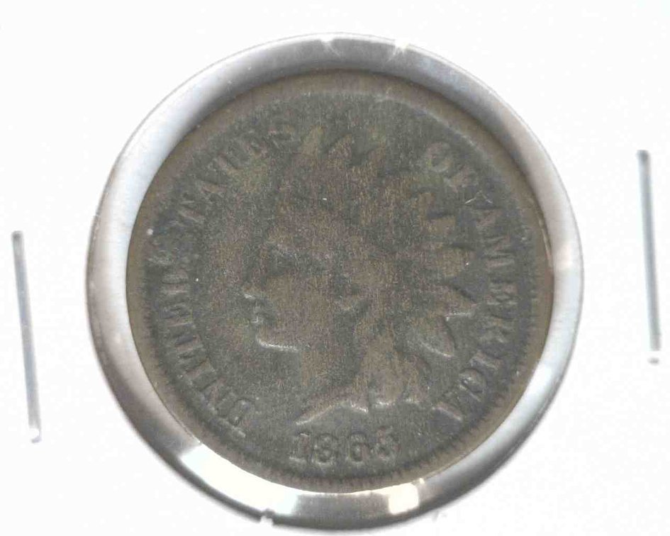 1865 Indian Head cent