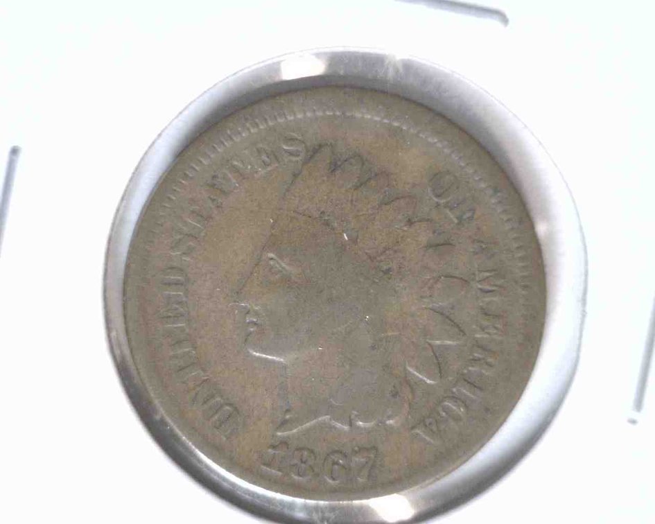 1867 Indian Head cent
