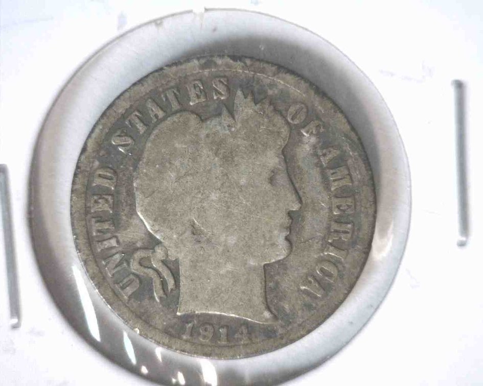 1914-D Barber dime