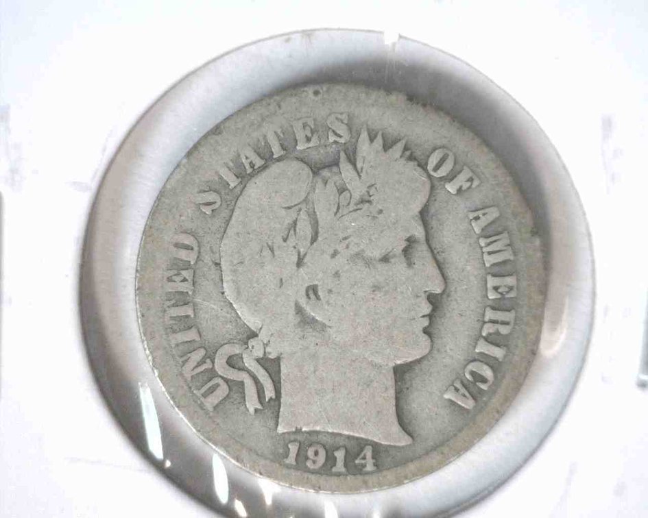 1914 Barber dime