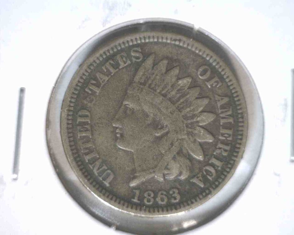1863 Indian Head cent