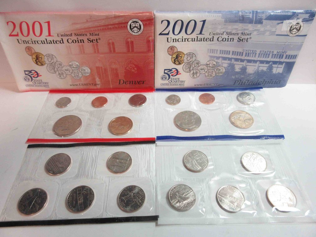 2001-P&D US Mint set