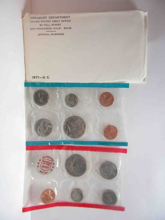 1971-P&D US Mint set