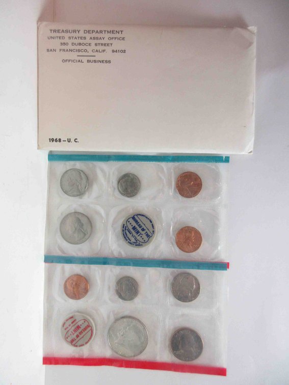 1968-P&D US Mint set