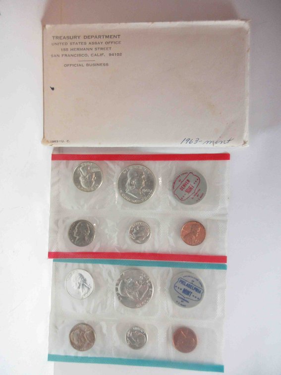 1963-P&D US Mint set