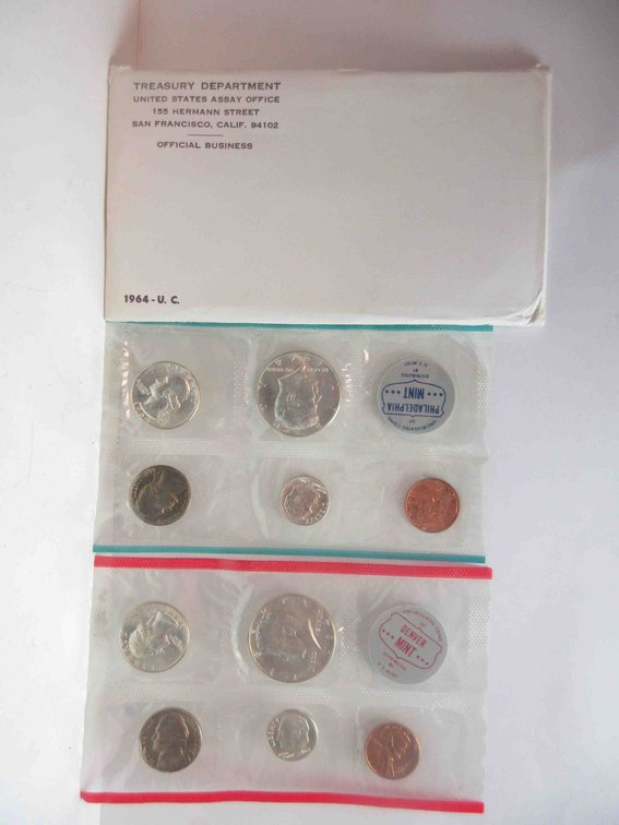 1964-P&D US Mint set